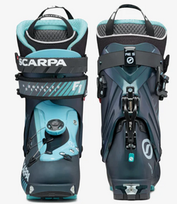 buty skiturowe damskie Scarpa F1 anthracite/aqua
