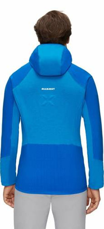 Bluza polarowa Mammut  Eiswand Advanced ML Hooded Men tarn-azurit