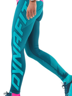 legginsy damskie DYNAFIT ULTRA GRAPHIC LONG TIGHTS 08-71441-8811 petrol