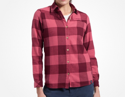 bluza damska La Sportiva Rambler Flannel Shirt w- redwood/rosebay