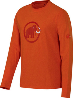 Bluza  Mammut Logo Longsleeve Men dark orange