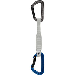 Mammut Workhorse Keylock Express Set Quickdraw Straight gate/Bent Gate grey-blue 17 cm