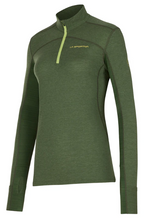 bluza damska La Sportiva Swift Long Sleeve - forest/ green banana
