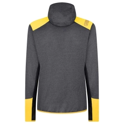 Bluza La Sportiva Aequilibrum Thermal Hoody Men black-yellow