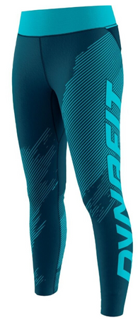 legginsy damskie DYNAFIT ULTRA GRAPHIC LONG TIGHTS 08-71441-8811 petrol