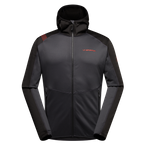 Bluza polarowa La Sportiva Upendo Hoody Men carbon-cherry tomato