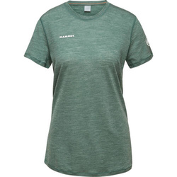 Koszulka Mammut Tree Wool FL T-Shirt Women dark jade melange