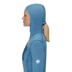 Bluza polarowa Mammut Aenergy Light ML Hooded Women cool blue-deep ice