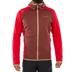 Bluza polarowa La Sportiva Gemini HoodyJKT Men spice-tango red