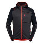 Bluza polarowa La Sportiva Existence Hoody JKT Men carbon-cherry tomato