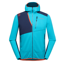 Bluza La Sportiva Lucendro Thermal Hoody Men tropic blue-deep sea