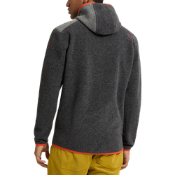 Bluza polarowa La Sportiva Agon Hoody JKT Men carbon-cherry tomato