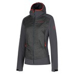 Kurtka La Sportiva Kap Hybrid  Hoody Women carbon-cherry tomato