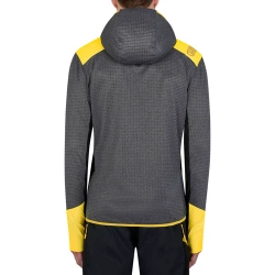 Bluza La Sportiva Aequilibrum Thermal Hoody Men black-yellow