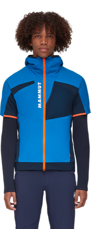 Kamizelka Mammut Aenergy  IN Hybrid Hooded Vest Men ice-marine