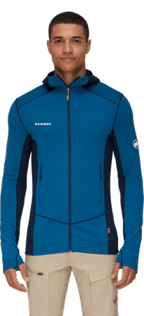 Bluza polarowa Mammut  Taiss Light  ML Hooded  Men deep ice