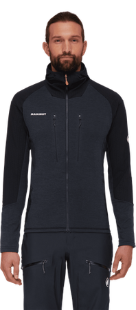 Bluza polarowa Mammut  Eiswand Advanced ML Hooded Men black