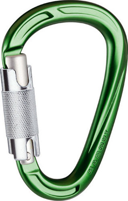 Karabinek Mammut Crag HMS Twistlock Plus green