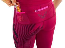 legginsy damskie DYNAFIT ULTRA GRAPHIC LONG TIGHTS 08-71441-6211 beet red