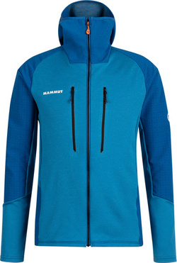 Bluza polarowa Mammut  Eiswand Advanced ML Hooded Men tarn-azurit