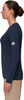 Koszulka Mammut Sertig Longsleeve Women marine-black