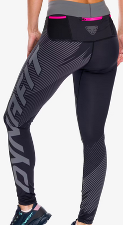 legginsy damskie DYNAFIT ULTRA GRAPHIC LONG TIGHTS 08-71441-0911 black out