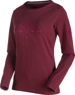 Bluza Mammut Barryvox Longsleeve Women merlot