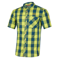Koszula La Sportiva Nomad SS Shirt Men lime punch-hawaiian sun