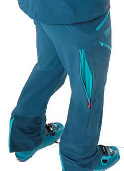 spodnie skiturowe damskie Dynafit Radical Infinium Hybrid - 08-71491-8811 petrol/8200