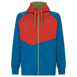 Bluza bawełniana La Sportiva Chilam  Hoody JKT Men space blue-saffron