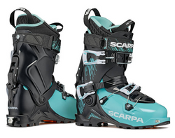 buty skiturowe damskie Scarpa GEA - aqua/black