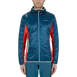  Kurtka La Sportiva Aequilibrum Insulation JKT Men storm blue-poppy
