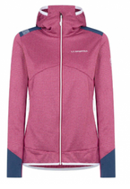 bluza techniczna damska La Sportiva Aequilibrium Thermal Hoody- red plum/opal