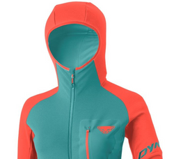 bluza damska Dynafit Radical Polartec Hooded  08-71123-1841 hot coral