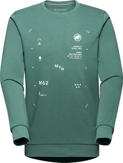 Bluza Mammut Core ML Crew Neck Peak Men dark jade