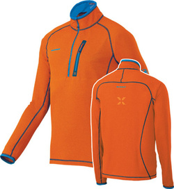 Bluza polarowa Mammut Eiger Extreme Eiswand Zip Pull Light Men orange