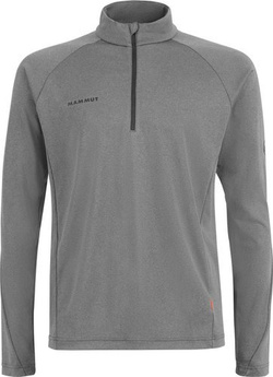 Koszulka Mammut Aegility Half Zip Longsleeve Men phantom melange