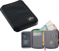 Portfel Mammut Zip Melange black