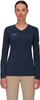 Koszulka Mammut Sertig Longsleeve Women marine-black