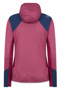 bluza techniczna damska La Sportiva Aequilibrium Thermal Hoody- red plum/opal