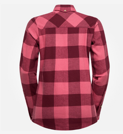 bluza damska La Sportiva Rambler Flannel Shirt w- redwood/rosebay