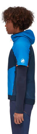 Kamizelka Mammut Aenergy  IN Hybrid Hooded Vest Men ice-marine