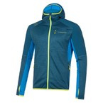 Bluza polarowa La Sportiva Existence Hoody JKT Men storm blue-electric blue