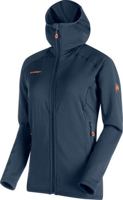 Bluza polarowa Mammut  Eiswand Advanced ML Hooded Women night