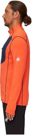 Bluza polarowa Mammut Aconcagua Light  ML Men hot red-marine