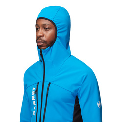 Kurtka Mammut Aenergy SO Hybrid Hooded Jacket Men glacier blue-black