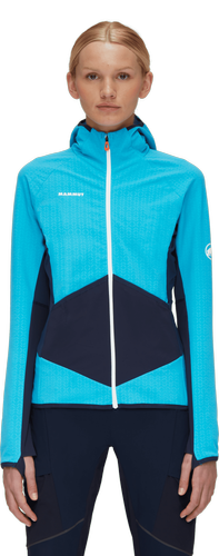 Bluza Mammut Eiger Speed ML Hybrid Hooded Women sky-night | Odzież