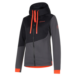 Bluza polarowa La Sportiva Method Hoody Women carbon-cherry tomato