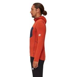 Bluza polarowa Mammut Aenergy Light Hooded Men hot red-marine