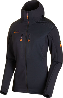 Bluza polarowa Mammut  Eiswand Advanced ML Hooded Women black